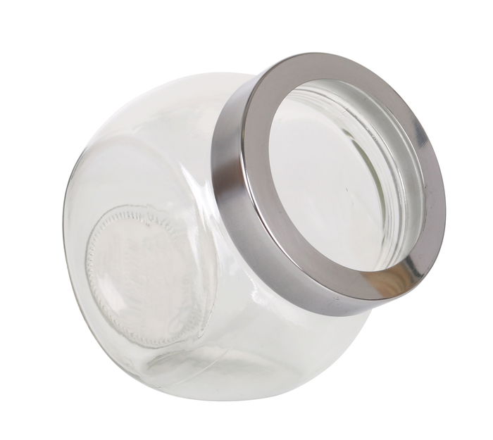 Anna Tarro de Vidrio 600 ml con 2 Posiciones - 8.5 cm (Ancho) x 12.3 cm (Alto) x 11.8 cm (Largo) (24 Unidades)