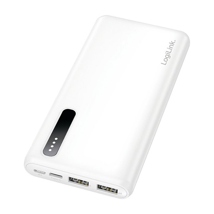 LogiLink Mobile Power Bank, 8.000 mAh, blanco LogiLink Mobile Power Bank, 8.000 mAh, blanco