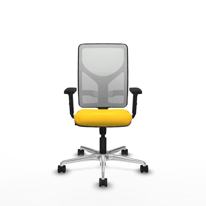 PIQUERAS Y CRESPO Silla de oficina Motilla con mecanismo Sincro, Amarillo y Blanco PIQUERAS Y CRESPO Silla de oficina Motilla con mecanismo Sincro, Amarillo y Blanco