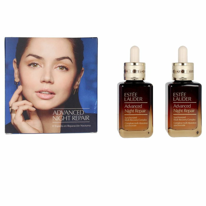 Estée Lauder Advanced Night Repair Suero Facial Anti-Edad Reparador. Set con 2 unidades de 50 ml c/u para Hidratación y Luminosidad. Estée Lauder Advanced Night Repair Suero Facial Anti-Edad Reparador. Set con 2 unidades de 50 ml c/u para Hidratación y Luminosidad.