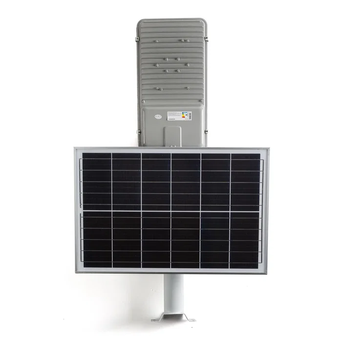 BX3 Light Farola LED Solar 100W 5.000Lm 6000K IP65 con Sensor Movimiento [BX3-SLABS100W-CW] de Blanco Frío