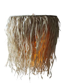 DKD Home Decor Lámpara de Techo de Gajih Hecha a Mano Natural 50x50x70 cm
