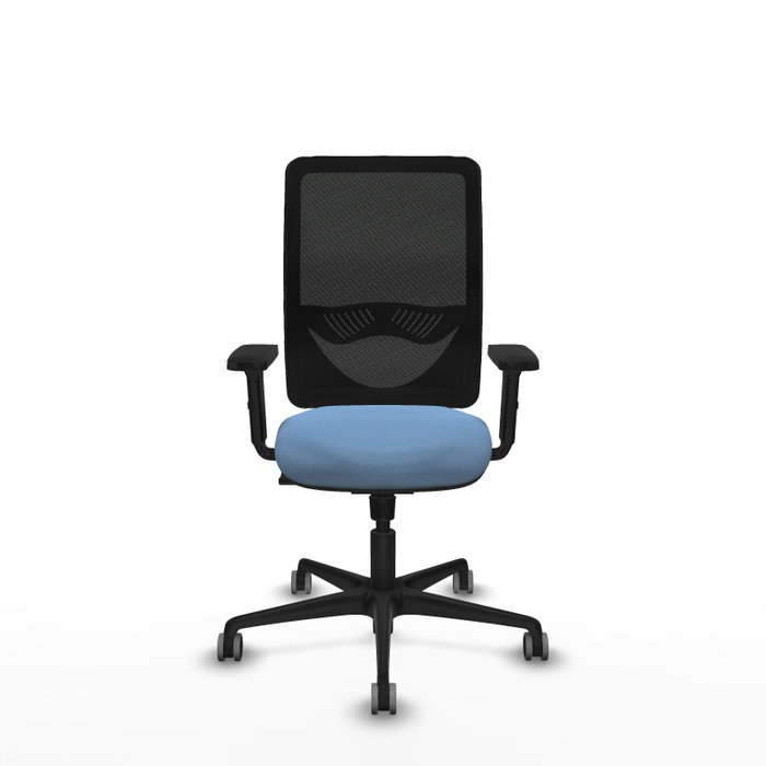 PIQUERAS Y CRESPO Silla de oficina Zulema con Mecanismo Sincro, Azul cielo y Negro PIQUERAS Y CRESPO Silla de oficina Zulema con Mecanismo Sincro, Azul cielo y Negro