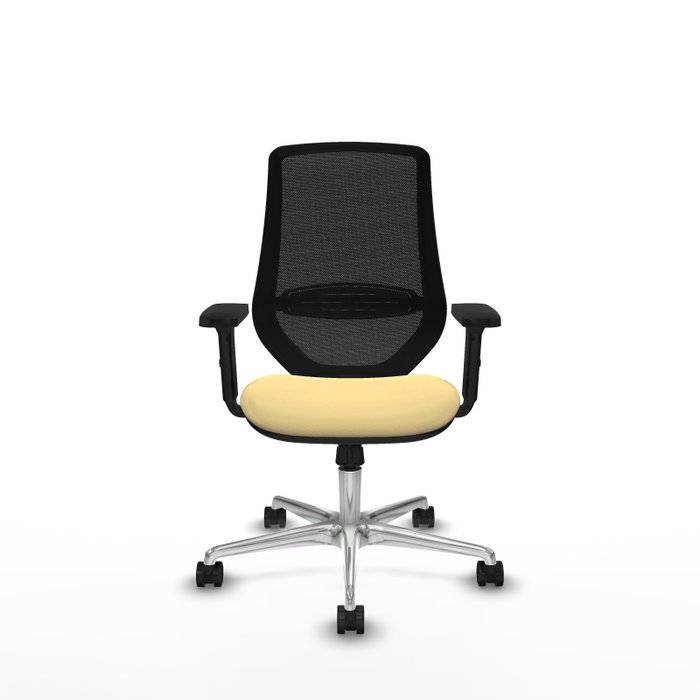 PIQUERAS Y CRESPO Silla de oficina Mardos con mecanismo Sincro, Crema y Negro PIQUERAS Y CRESPO Silla de oficina Mardos con mecanismo Sincro, Crema y Negro