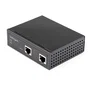 StarTech.com Inyector PoE+ Gigabit POEINJ1G90W - 90W IEEE 802.3bt - Compatible con Cisco uPoE, Bosch, AXIS - Caja Aluminio IP30 Industrial (10/100/1000 Mbps)