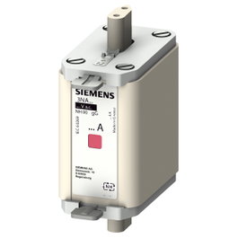 Siemens 3NA68247 Portafusible Tamaño 00, 80 A, 500 V/AC, 250 V/DC (3 unidades)