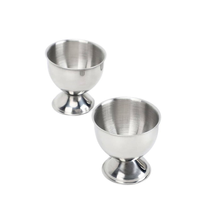 Quttin Set de 2 Hueveras de Acero 5 x 9.9 x 8 cm (24 Unidades)