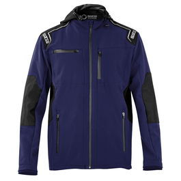 Chaqueta Deportiva para Hombre Sparco Azul marino S