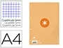 Antartik Recambio A4 80 Hojas 90gr Cuadro 5mm 4 Taladros Color Peach