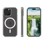 Dbramante1928 Iceland Ultra D3O MagSafe Funda para iPhone 15 Pro Max Transparente, Blanco
