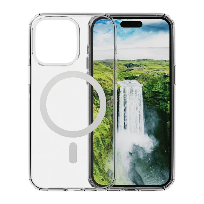 Dbramante1928 Iceland Ultra D3O MagSafe Funda para iPhone 15 Pro Max Transparente, Blanco
