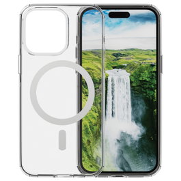 dbramante1928 Iceland Ultra D3O MagSafe para iPhone 15 Pro Max, Transparente/Blanco