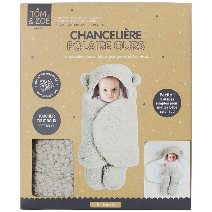 Tom et Zoe Saco Oso Polar para Bebé 0-6 Meses de Poliéster