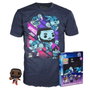 Funko Space Jam Looney Tunes Lebron James Figura de Vinilo y Camiseta de Edición Limitada 9 cm