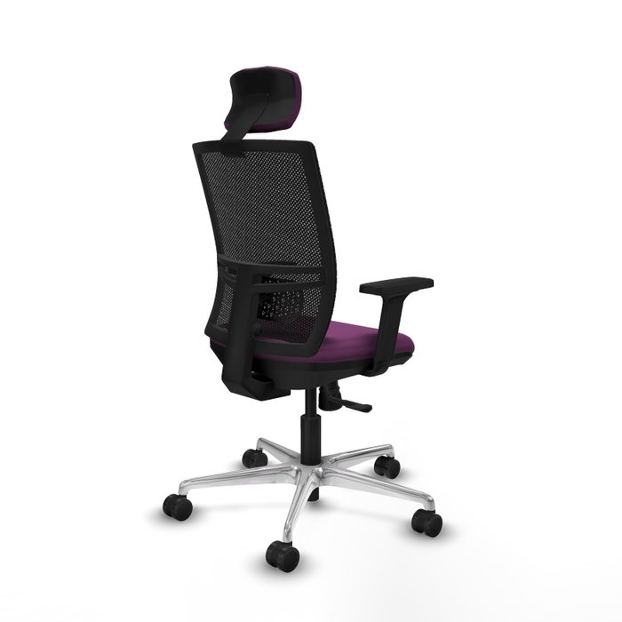 PIQUERAS Y CRESPO Silla de oficina Yunquera Morado y Negro PIQUERAS Y CRESPO Silla de oficina Yunquera Morado y Negro