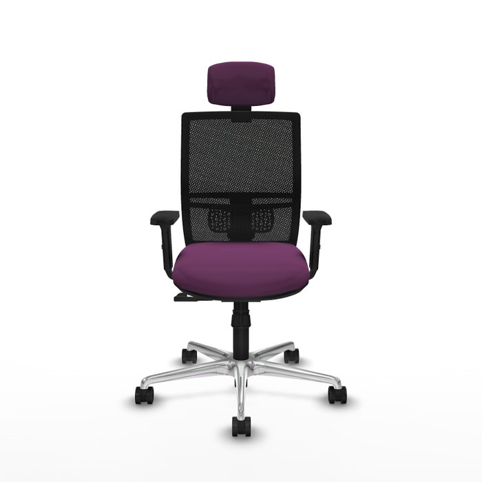 PIQUERAS Y CRESPO Silla de oficina Yunquera Morado y Negro PIQUERAS Y CRESPO Silla de oficina Yunquera Morado y Negro
