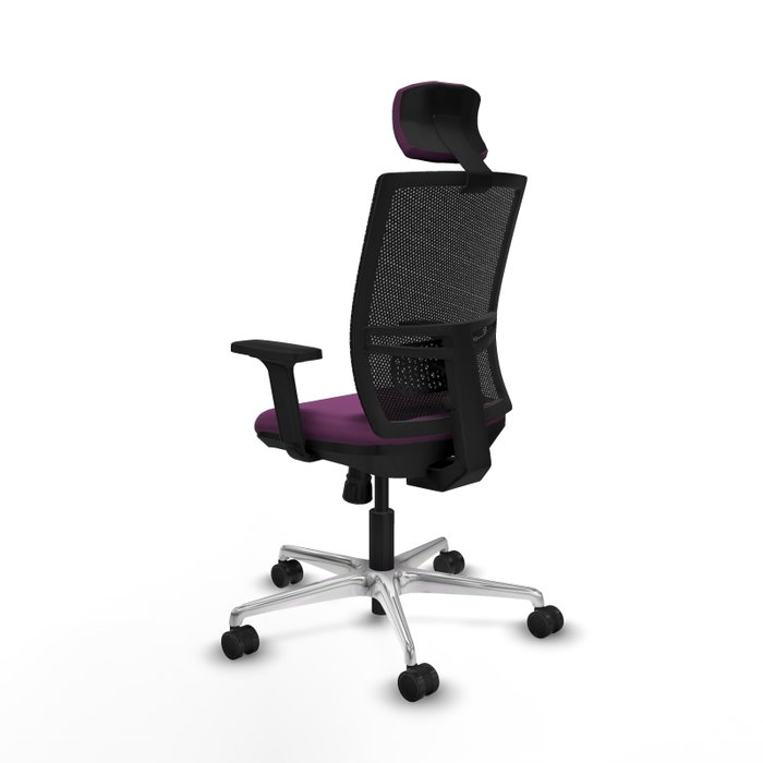 PIQUERAS Y CRESPO Silla de oficina Yunquera Morado y Negro PIQUERAS Y CRESPO Silla de oficina Yunquera Morado y Negro