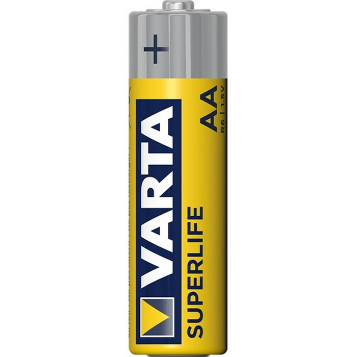 Varta Superlife R6 AA Pack de 4 Pilas de Zinc-carbono Varta Superlife R6 AA Pack de 4 Pilas de Zinc-carbono
