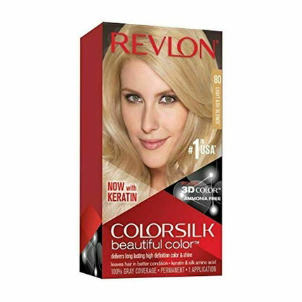 Revlon Mass Market COLORSILK 80-rubio claro cenizo
