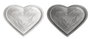 DKD Home Decor Set de 2 Bandejas Decorativas de MDF Decapé Gris y Blanco