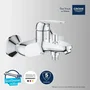 Grohe Mezclador Monomando de Baño/Ducha 24335001 Cromo Montaje en Pared Visto Swift