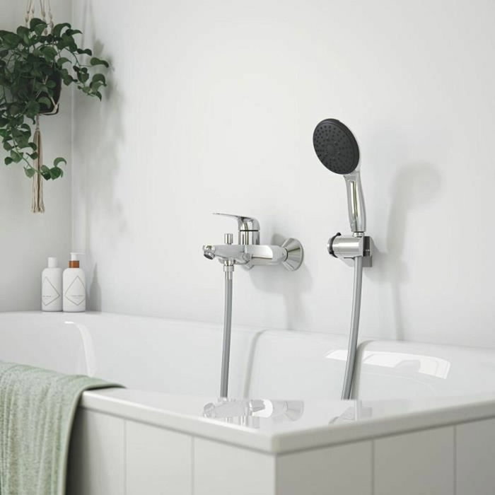 Grohe Mezclador monomando de baño/ducha Swift - Cromo - Montaje en pared visto Grohe Mezclador monomando de baño/ducha Swift - Cromo - Montaje en pared visto