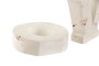 DKD Home Decor Figuras Decorativas Rosa Palo Mármol Travertino 3.5 x 11 x 42.5 cm (2 Unidades)