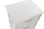 DKD Home Decor Cajonera Basicos 4 Cajones Bambu Paulownia Blanco 32 x 81 x 42 cm
