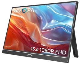 Arzopa Monitor portátil A1 de 15.6 pulgadas Full HD IPS Gris