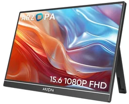 Arzopa A1 Monitor Portátil 15.6 pulgadas Full HD IPS Gris