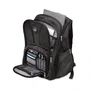 Kensington Contour Mochila Portátil 16" con Soporte Lumbar, Nailon Balístico, Sistema SnugFit, Color Negro