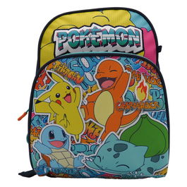 CYP BRANDS Mochila Urban Colors Pokemon 30cm Infantil Dos Compartimentos Tirantes Acolchados Bolsillo Lateral