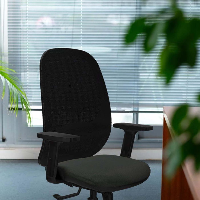 PIQUERAS Y CRESPO Silla de oficina Cilanco Gris con mecanismo Sincro/Traslack