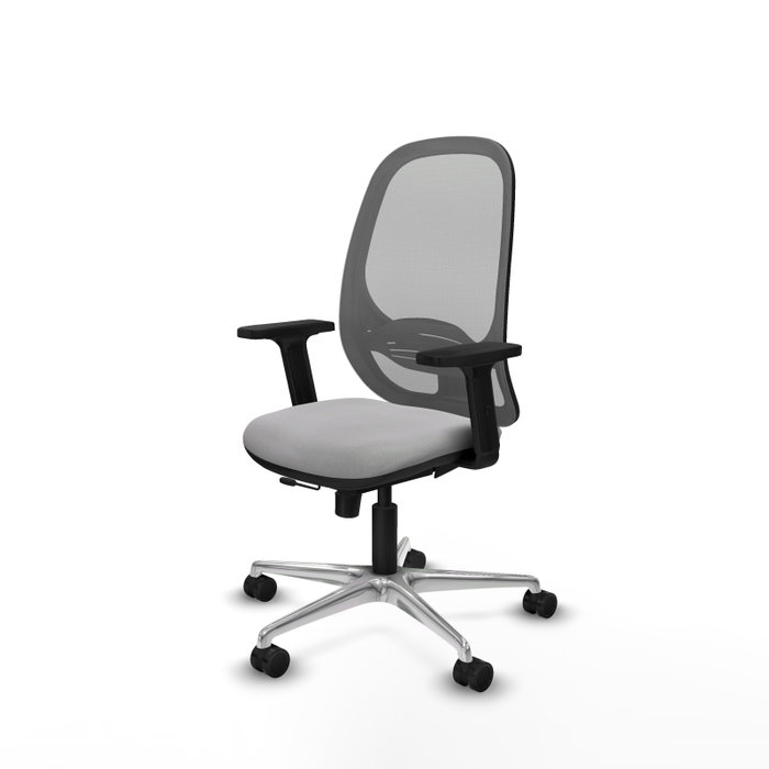 PIQUERAS Y CRESPO Silla de oficina Cilanco Gris con mecanismo Sincro/Traslack