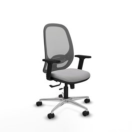 PIQUERAS Y CRESPO Silla de oficina Cilanco Gris con mecanismo Sincro/Traslack