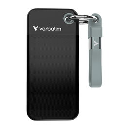 Verbatim Pocket SSD 256 GB Negro/Gris