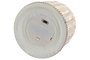 DKD Home Decor Decoración Luminosa LED Cristal 11x11x15 Dorado/Blanco