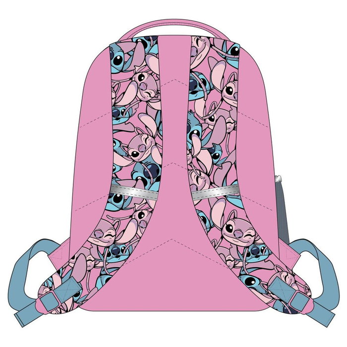Cerdá Mochila Escolar Stitch & Angel Disney Rosa Cerdá Mochila Escolar Stitch & Angel Disney Rosa