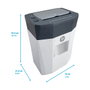 HP OneShred Auto 80CC Destructora de papel, Blanco