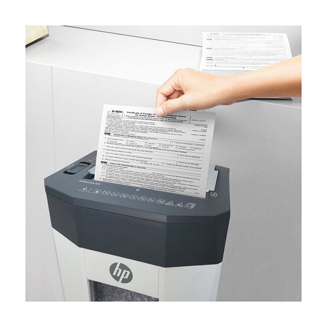 HP OneShred Auto 80CC Destructora de papel, Blanco HP OneShred Auto 80CC Destructora de papel, Blanco