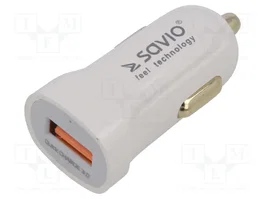 SAVIO Alimentador USB Blanco SA-05/W