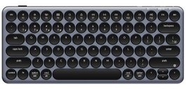 Keychron B3P-K1 Teclado 75% Scissor Space Gray - Inalámbrico Bluetooth/Radio-USB-C - Diseño Plano Oficina - Layout Polaco