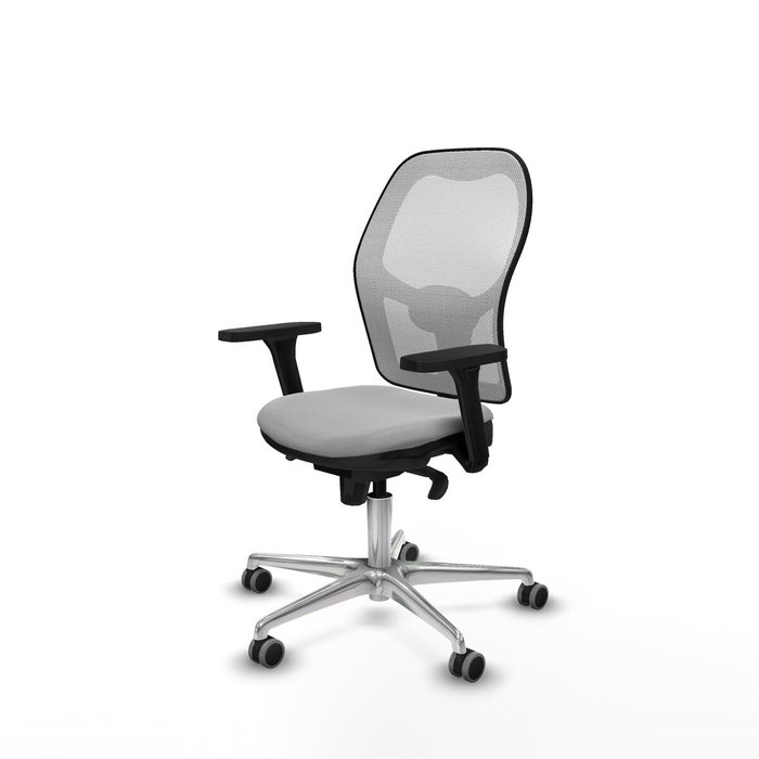 PIQUERAS Y CRESPO Silla de oficina Jorquera Gris claro y Blanco