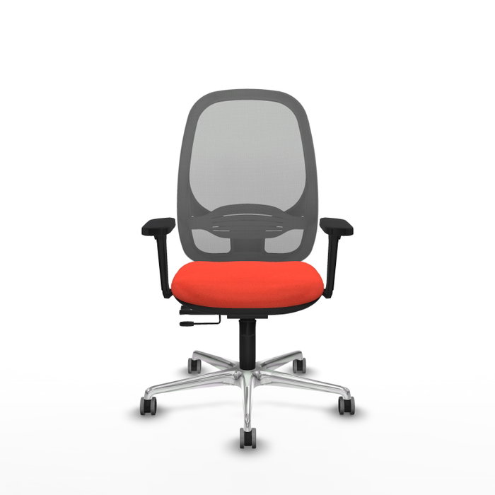 PIQUERAS Y CRESPO Silla de oficina Cilanco Naranja oscuro y Gris PIQUERAS Y CRESPO Silla de oficina Cilanco Naranja oscuro y Gris