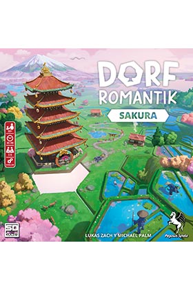 Sd games Dorfromantik Juego de Mesa Expansión Sakura 1-6 Jugadores 30-90 Minutos