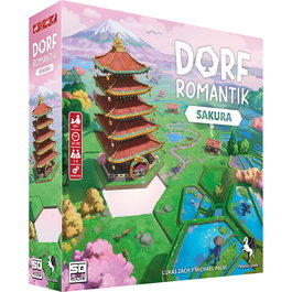 SD GAMES Dorfromantik Sakura - Juego de Mesa | Expansión (Edición Español) | Juego de colocación de losetas | 1-6 Jugadores | A partir de 10 años