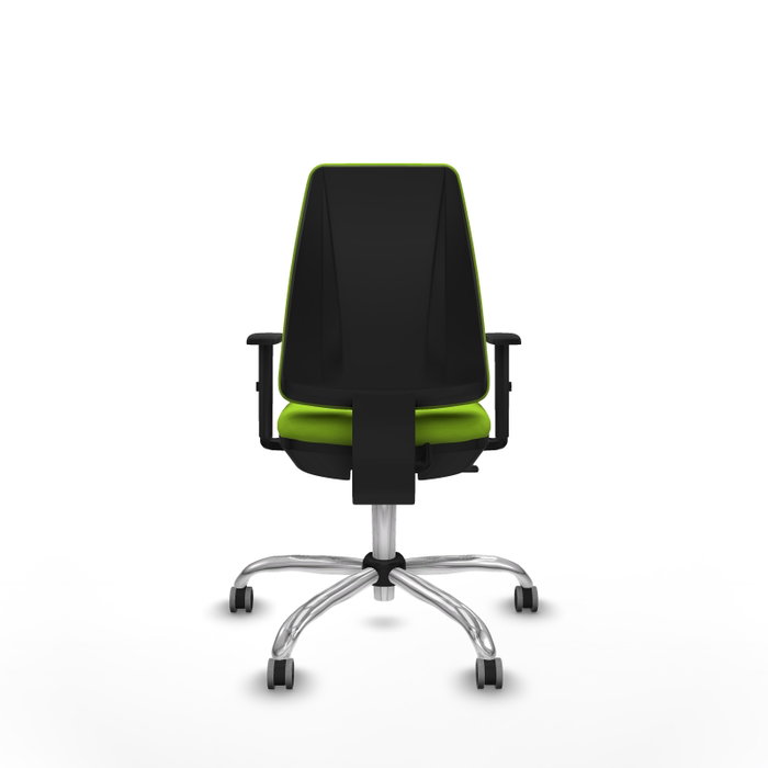 PIQUERAS Y CRESPO Silla de oficina Elche Pistacho con Base Cromada