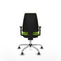 PIQUERAS Y CRESPO Silla de oficina Elche Pistacho con Base Cromada