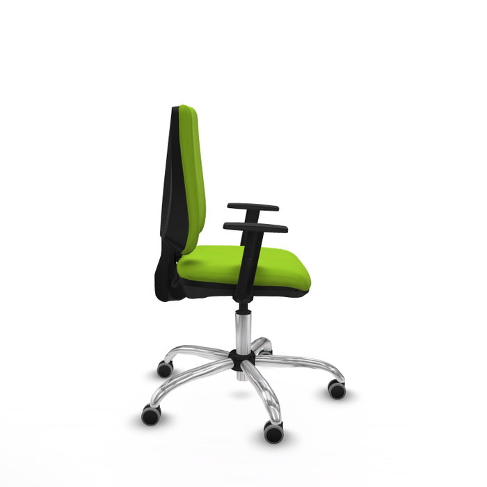 PIQUERAS Y CRESPO Silla de oficina Elche Pistacho con Base Cromada