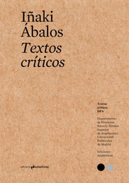 TEXTOS CRÍTICOS #5, Iñaki Ábalos - ASIMETRICAS EDICIONES